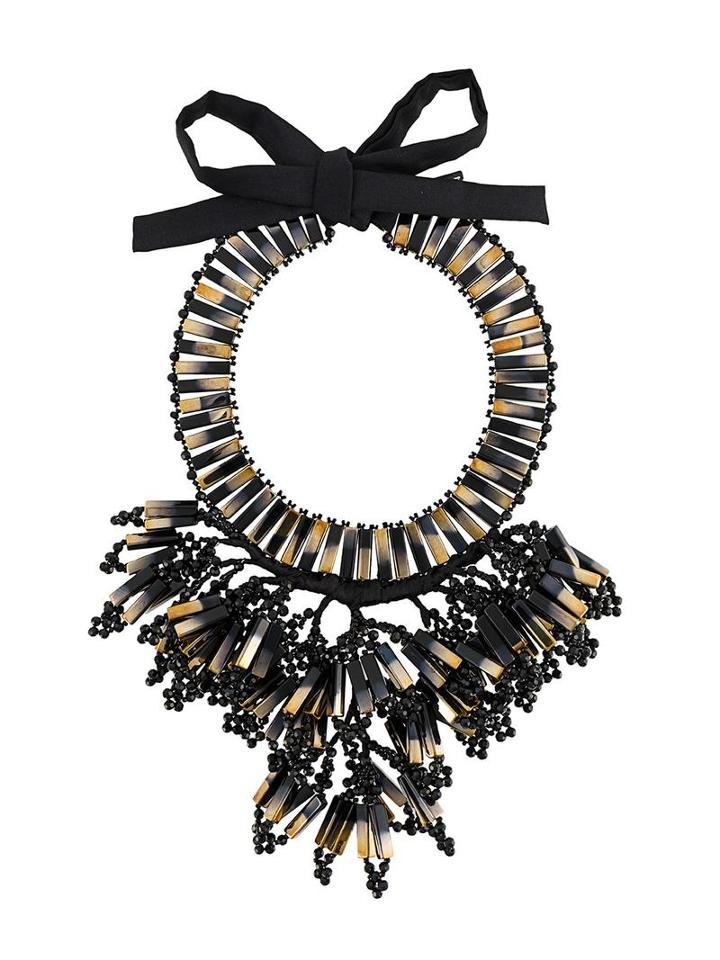 Night Market Chunky Necklace, Women's, Black