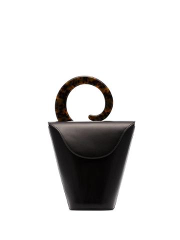 Usisi Curved Handle Tote - Black