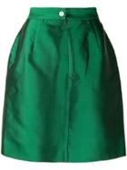 Dolce & Gabbana Pre-owned 1990's Metallic Straight Skirt - Green
