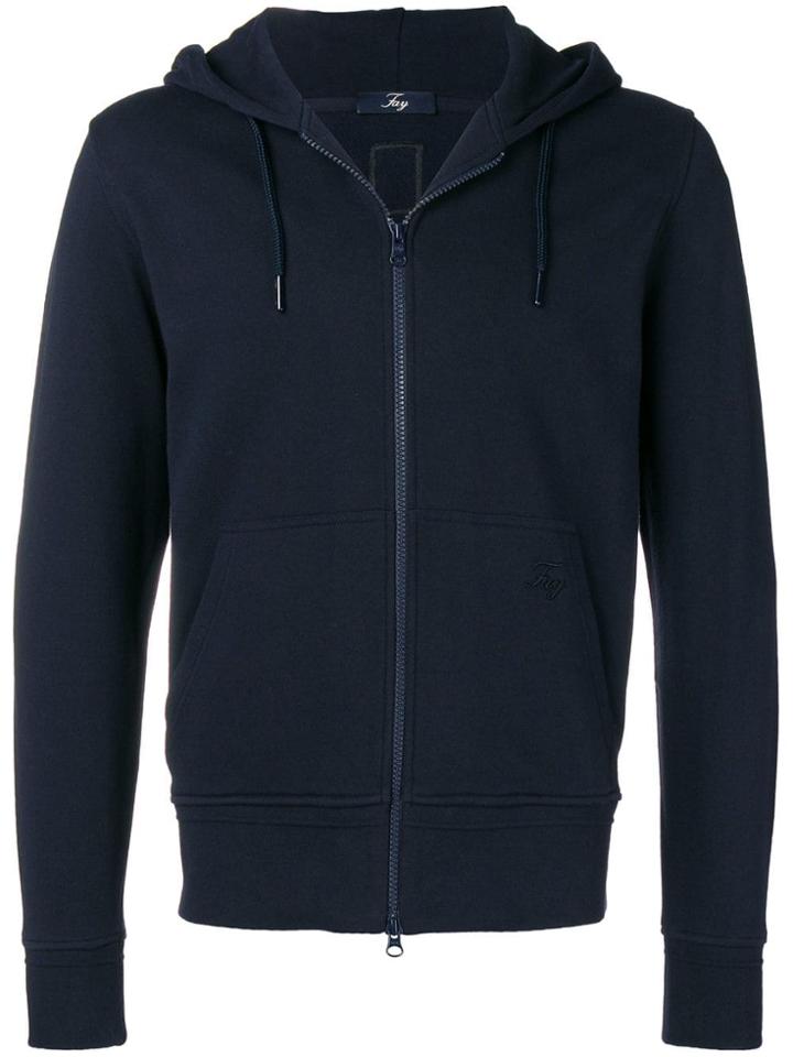 Fay Zip-up Hoodie - Blue
