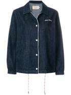 Maison Kitsuné Oversized Denim Jacket - Blue