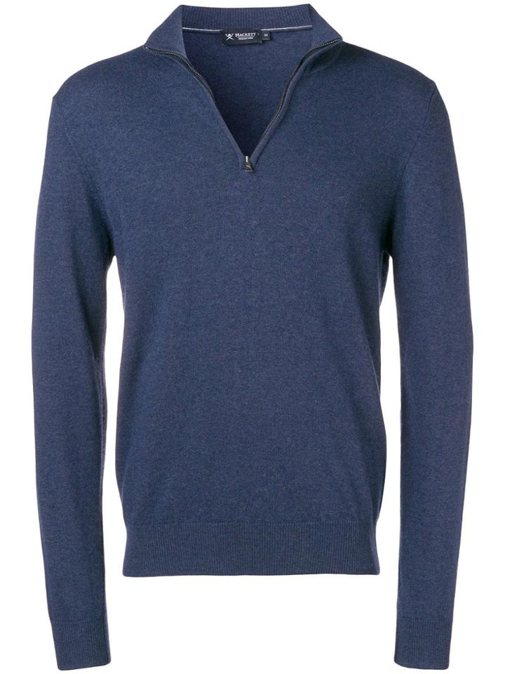Hackett High Neck Pullover - Blue