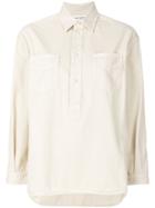 Saint Laurent Relaxed Fit Denim Tunic - Nude & Neutrals