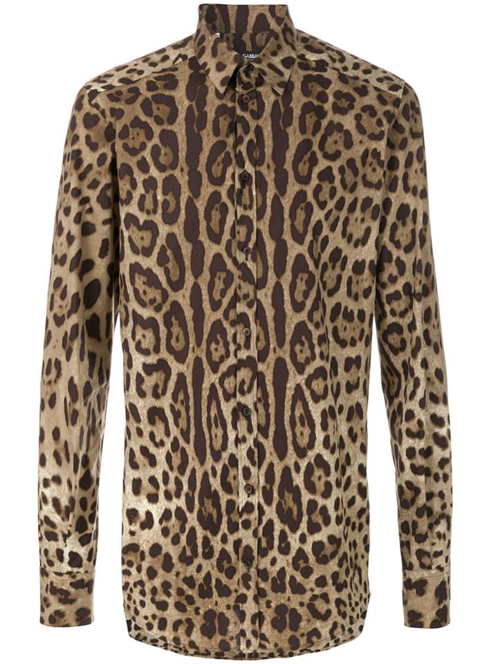 Saint Laurent Flamingo Print Shirt - Black