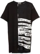Yohji Yamamoto Asymmetric Oversized T-shirt - Black