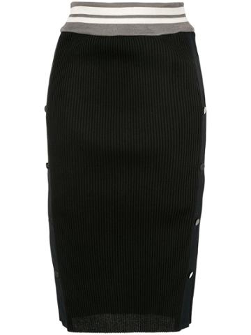 Ujoh Ribbed Skirt - Black