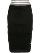 Ujoh Ribbed Skirt - Black