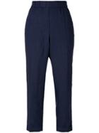 Peserico Elasticated Waist Trousers - Blue