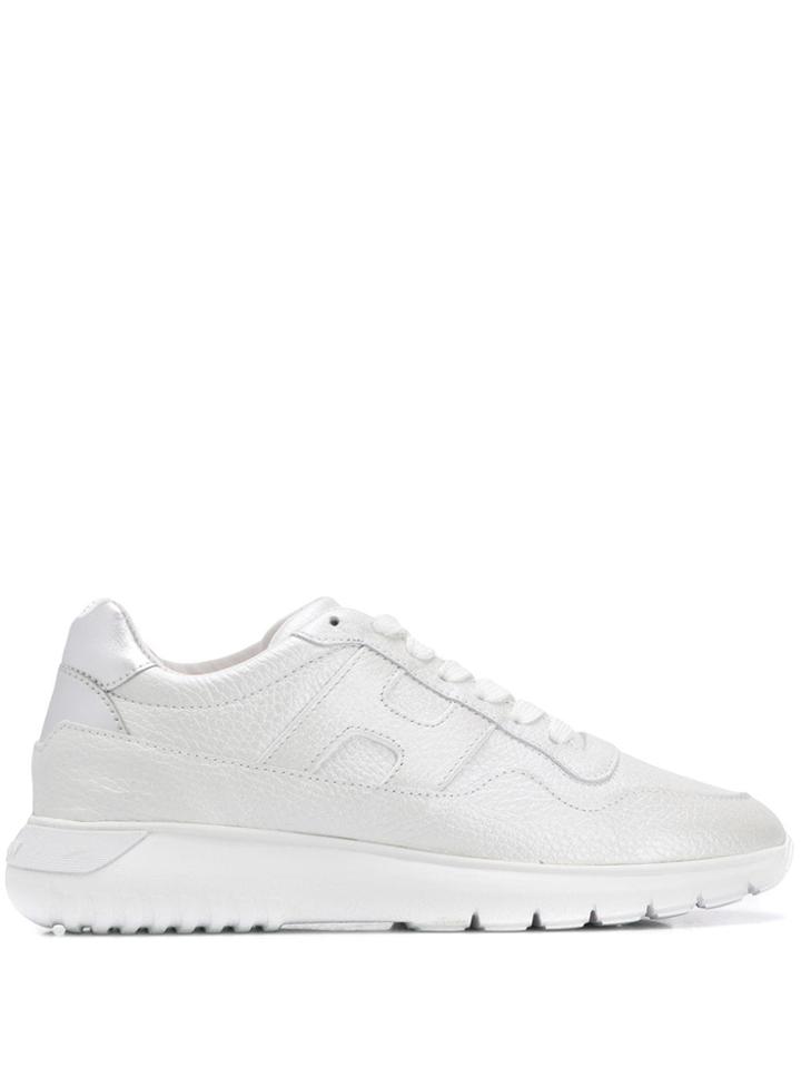 Hogan Interactive Pearly Effect Sneakers - White