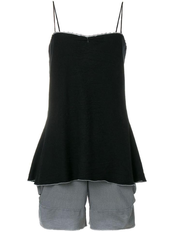 Giorgio Armani Pre-owned Contrast-trim Camisole Top - Black