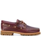 Timberland Logo Stamp Boat Shoes - Brown