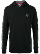 Plein Sport Burn Hoodie, Men's, Size: Large, Black, Cotton/polyester
