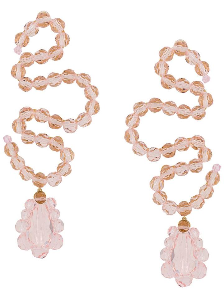 Simone Rocha Wiggle Earrings - Pink