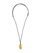 Mignot St Barth 'galet' Pendant Necklace - Brown