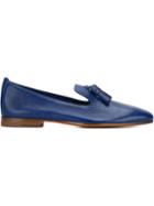 Santoni Tassel Detail Loafers, Women's, Size: 39, Blue, Leather