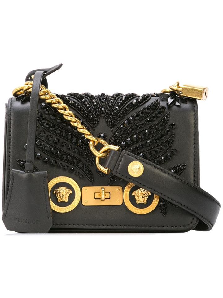 Versace Versace Dbfg305dv4tr Black Furs & Skins->leather
