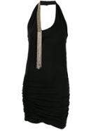 Patrizia Pepe Ruched Dress - Black