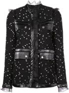 Giambattista Valli Pleated Panels Jacket - Black
