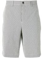Ermenegildo Zegna - Striped Chino Shorts - Men - Cotton/spandex/elastane - 54, White, Cotton/spandex/elastane