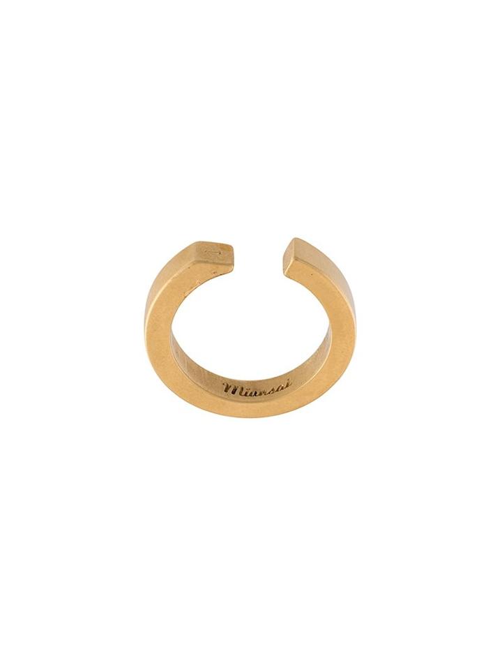 Miansai 'ipsum' Ring, Men's, Size: 10, Metallic
