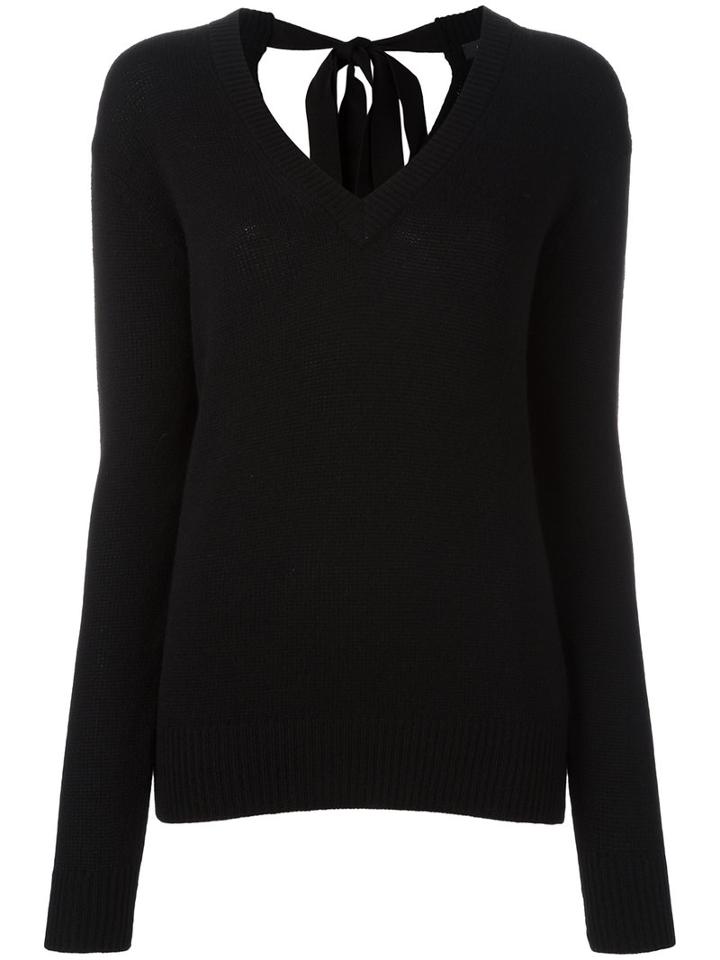 Joseph V-neck Jumper, Women's, Size: Xs, Black, Cashmere