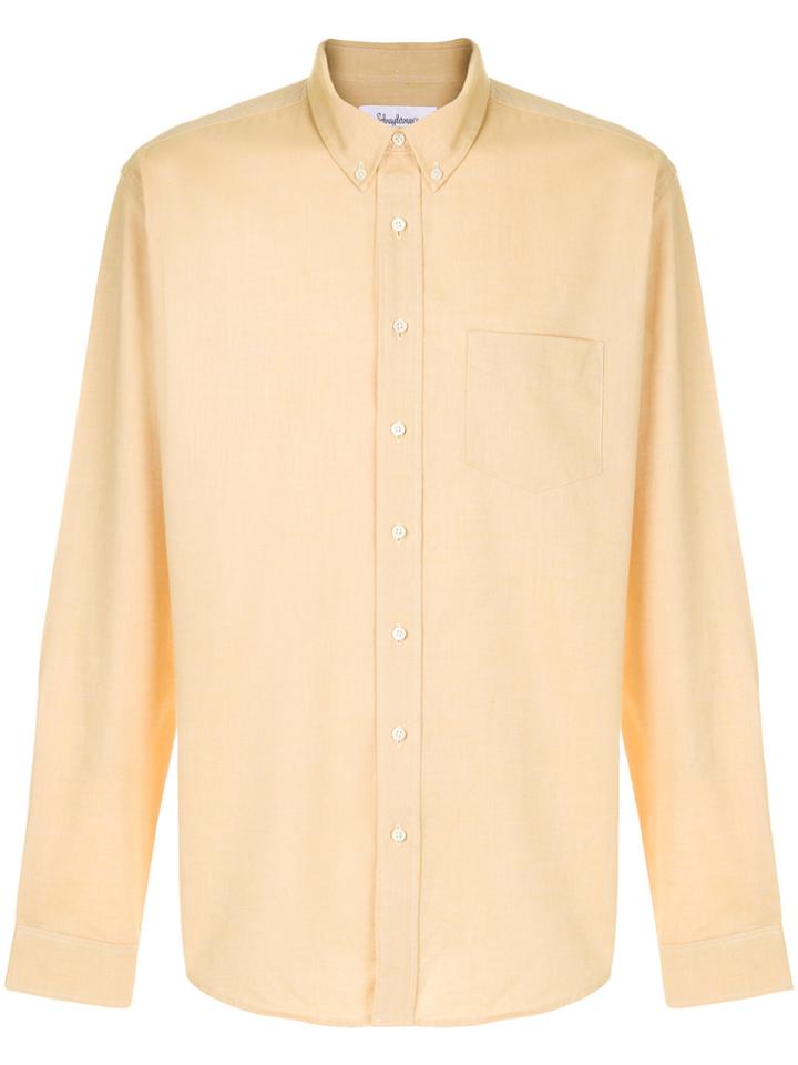 Schnaydermans Chest Pocket Shirt - Yellow & Orange