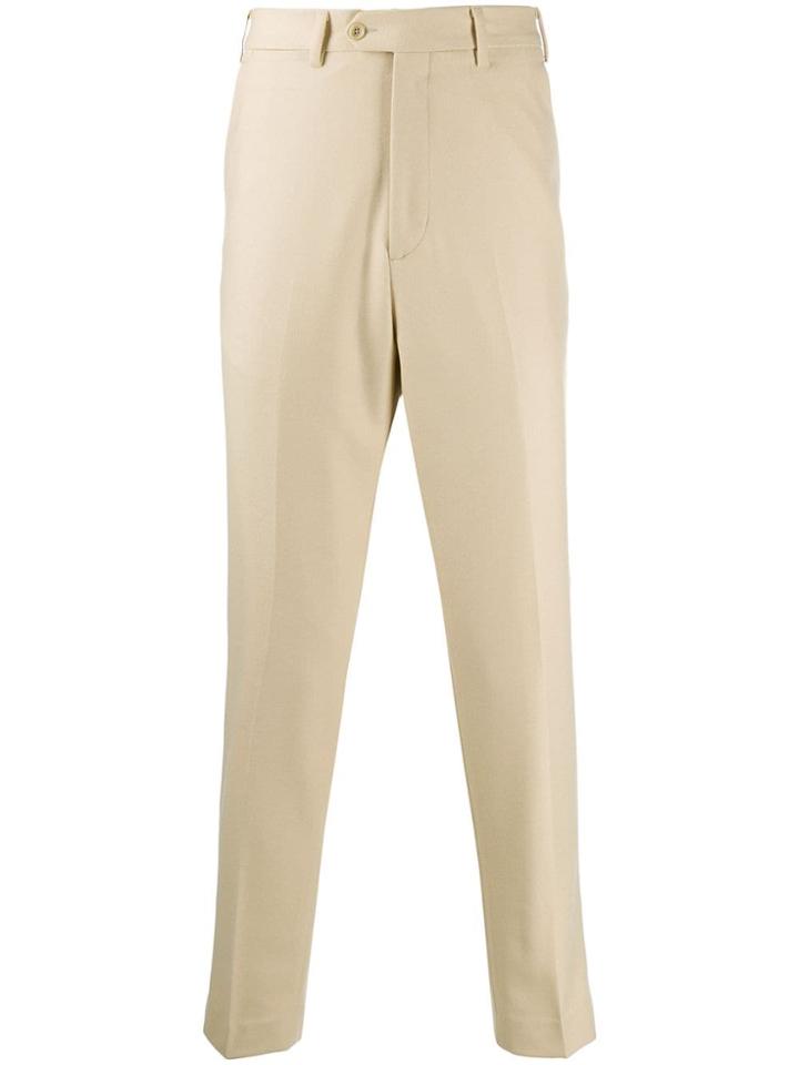 Paura Tailored Straight Leg Trousers - Neutrals