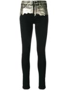 Vivienne Westwood Metallic Detail Skinny Jeans - Black