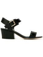 Sergio Rossi Ankle Length Sandals - Black