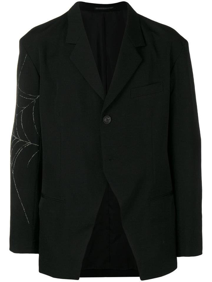 Yohji Yamamoto Spider Web Blazer - Black