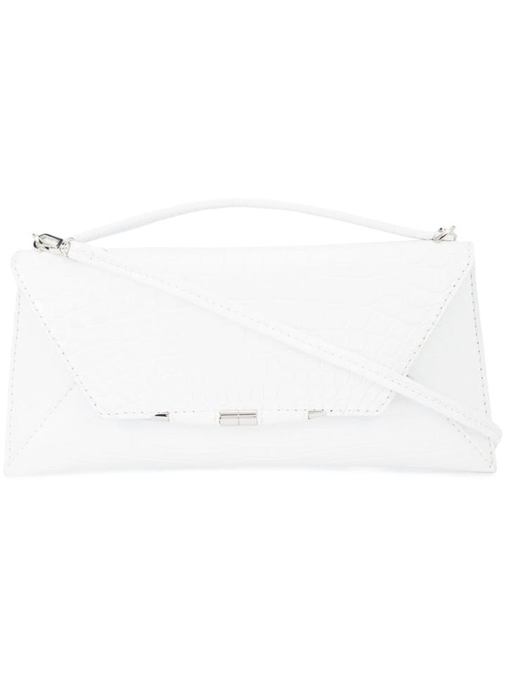 Tyler Ellis Aimee Clutch - White