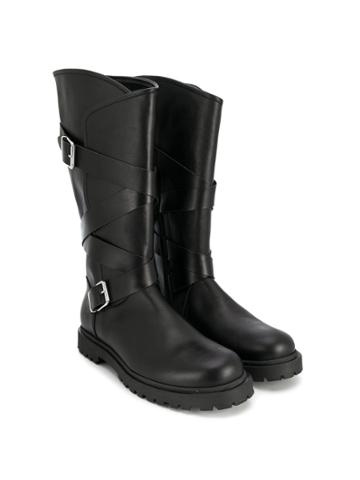 Florens Teen Biker Boots - Black