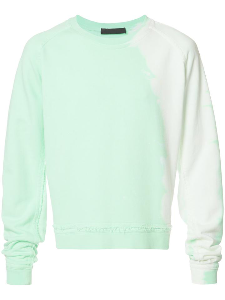 Haider Ackermann Crew Neck Sweatshirt, Men's, Size: Xl, Green, Cotton