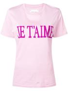 Alberta Ferretti Slogan T-shirt - Pink