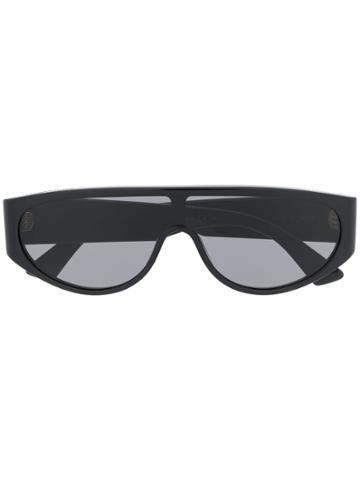 Bottega Veneta Eyewear Oversized-frame Sunglasses - Black