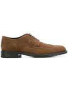 Tod's Suede Oxford Shoes - Brown