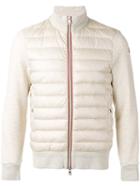 Moncler - Padded Jacket - Men - Cotton/feather Down/polyamide - Xl, Nude/neutrals, Cotton/feather Down/polyamide