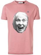 Vivienne Westwood Face T-shirt - Pink & Purple