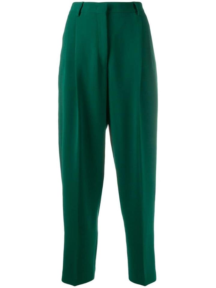 Alberto Biani High-waisted Trousers - Green