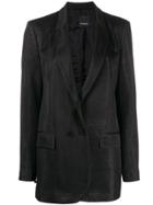 Pinko Front Buttoned Blazer - Black