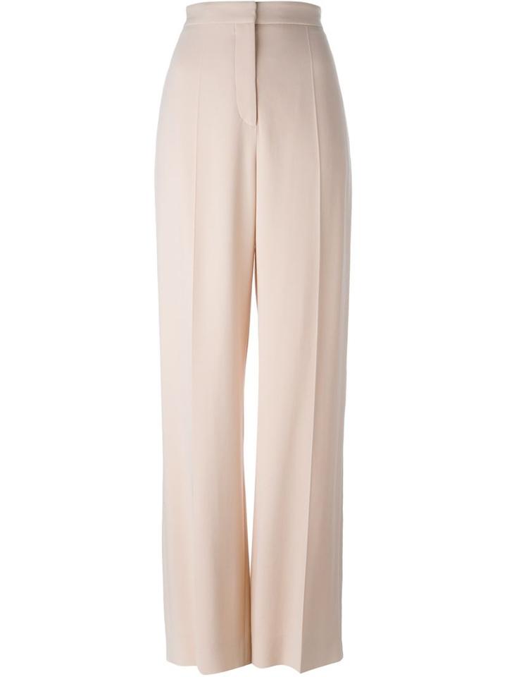 Stella Mccartney Wide Leg Trousers, Women's, Size: 40, Pink/purple, Viscose/acetate/spandex/elastane