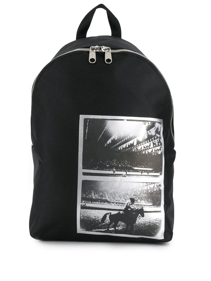 Calvin Klein Jeans Andy Warhol Photo Art Backpack - Black