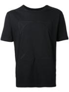 General Idea Embroidered T-shirt, Men's, Size: 46, Black, Cotton