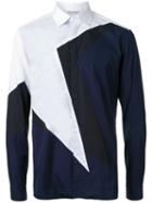 Neil Barrett Colour Block Button Down Shirt