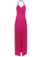 Tufi Duek Long Party Dress - Pink & Purple