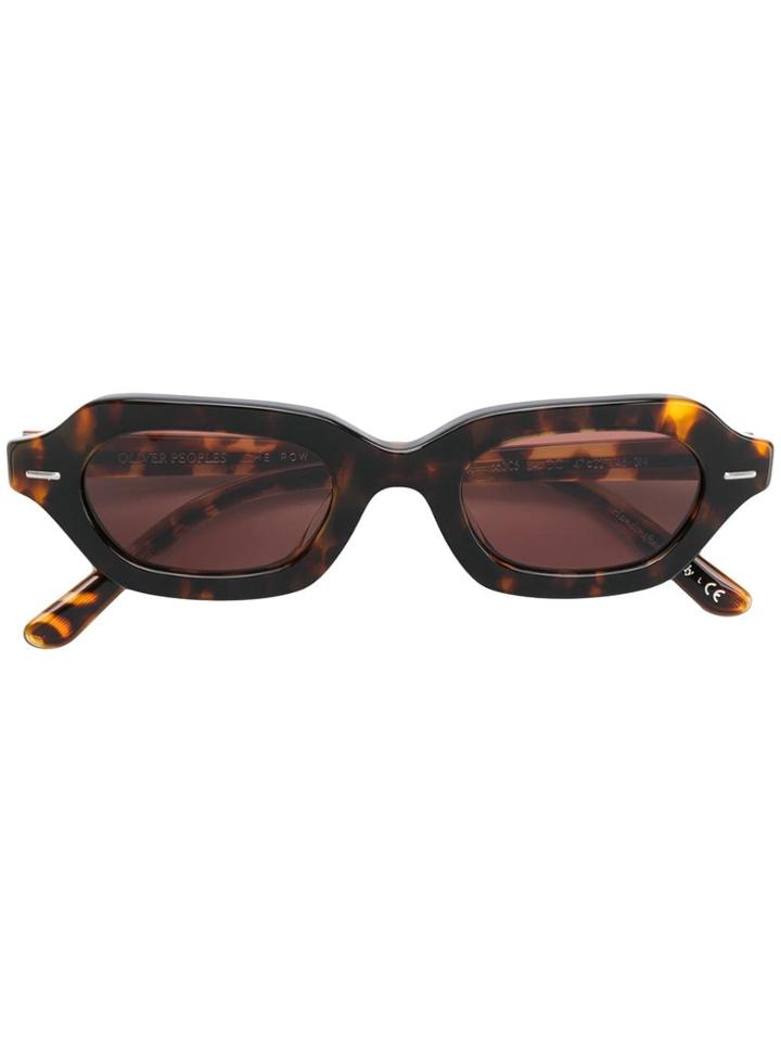 Oliver Peoples La Cc Sunglasses - Brown