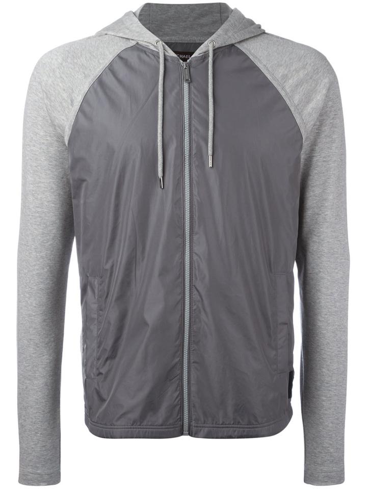 Michael Kors - Contrast-panel Hooded Sweatshirt - Men - Cotton/nylon - M, Grey, Cotton/nylon