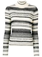 Ermanno Scervino Mock Neck Sweater - White