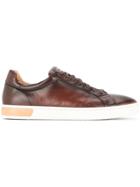 Magnanni Smooth Lace-up Sneakers - Brown