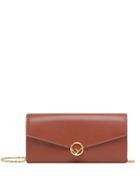 Fendi F Is Fendi Continental Wallet In Chain - Red